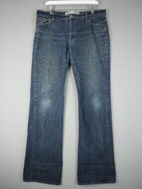 Gap Low Rise Boot Cut Denim Jeans Faded Womens Size 12